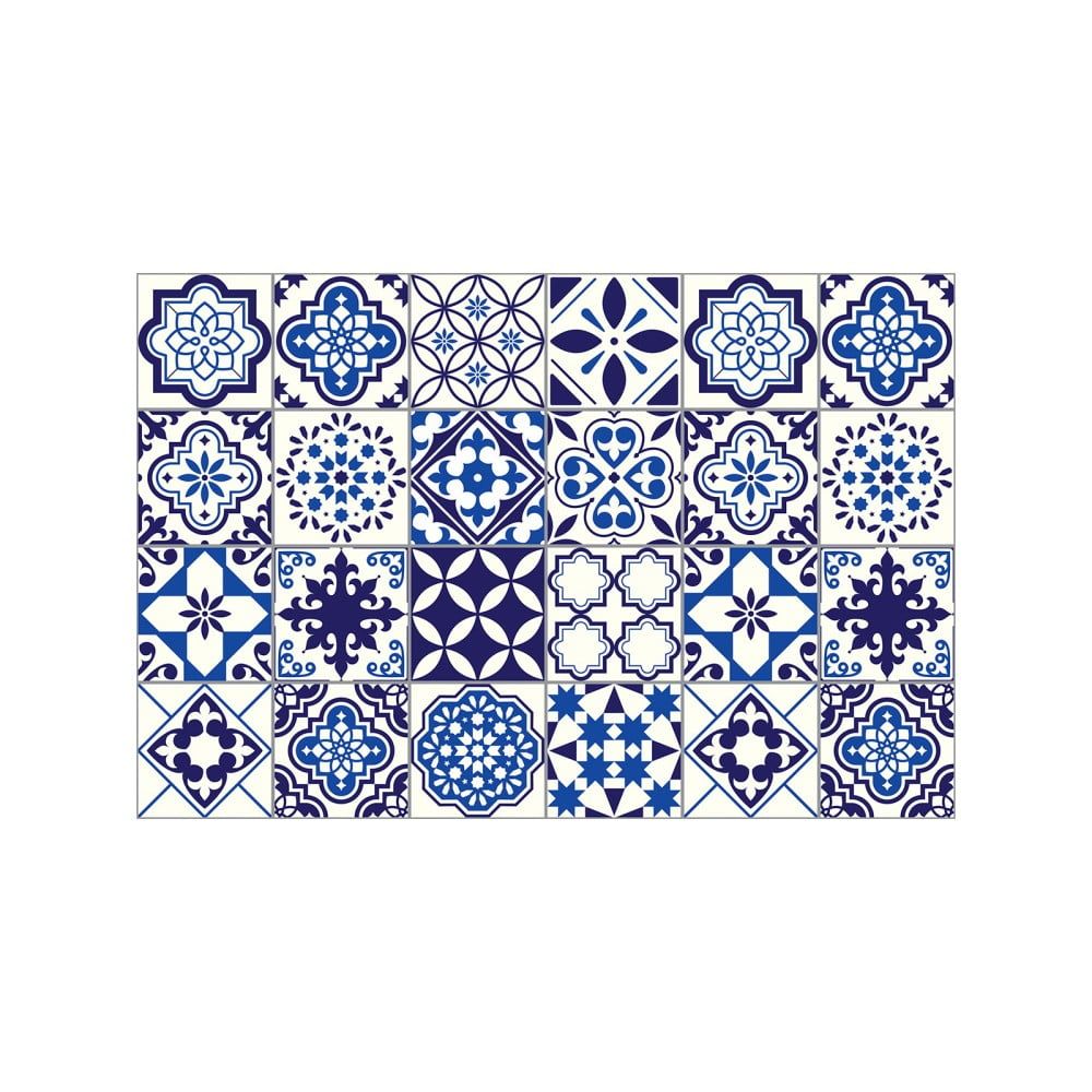 Sada 24 nástenných samolepiek Ambiance Decals Tiles Eusebio, 10 × 10 cm - Bonami.sk