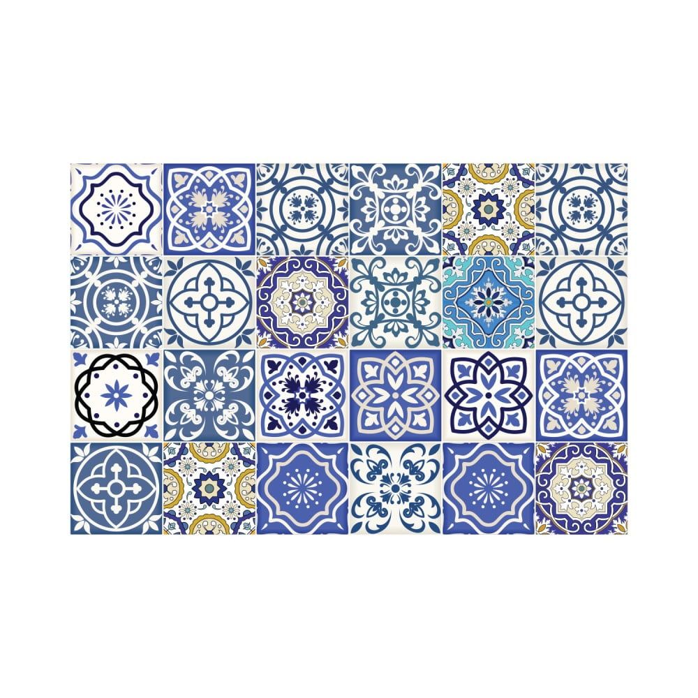 Sada 24 nástenných samolepiek Ambiance Wall Stickers Tiles Flamenco, 10 × 10 cm - Bonami.sk