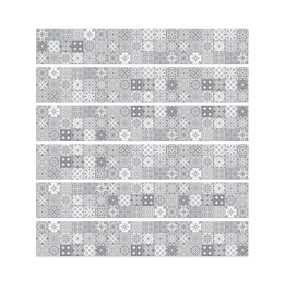 Sada 6 nástenných samolepiek Ambiance Stickers Friezes Tiles Lia, 5 × 30 cm - Bonami.sk