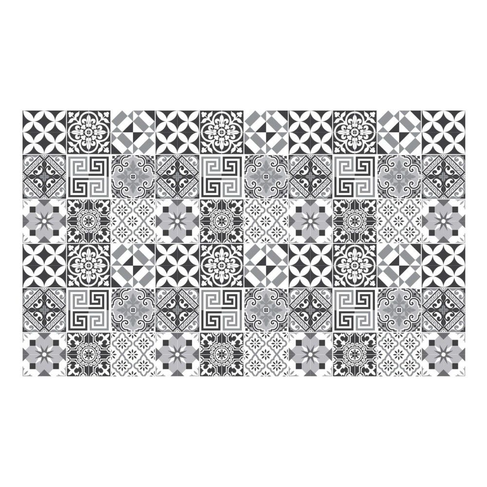 Sada 60 nástenných samolepiek Ambiance Elegant Tiles Shade of Gray, 10 × 10 cm - Bonami.sk