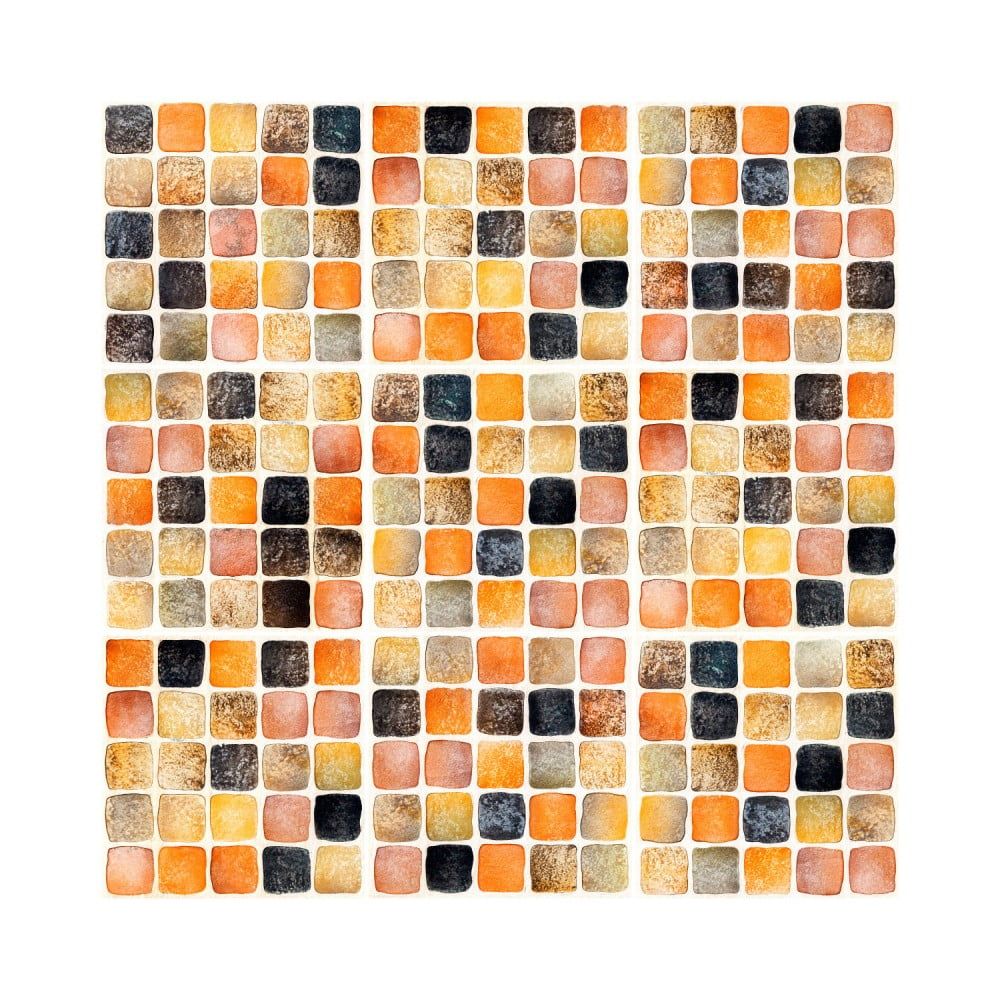 Sada 9 nástenných samolepiek Ambiance Wall Decal Tiles Mosaics Sanded Grade, 15 × 15 cm - Bonami.sk
