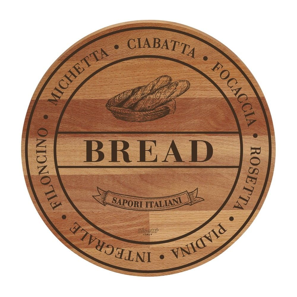 Doska na krájanie z bukového dreva Bisetti Broad Bread, 30 cm - Bonami.sk