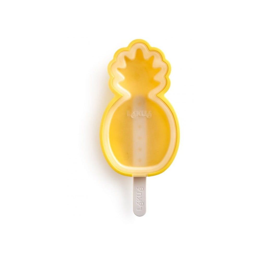 Žltá silikónová forma na zmrzlinu v tvare ananásu Lékué - Bonami.sk