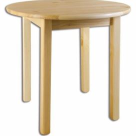 ST105 Jedálenský stôl okrúhly, priemer plochy 60 cm
