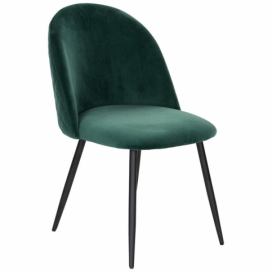 Jedálenská stolička Tmavo zelené