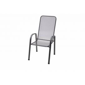 DEOKORK Kovová stolička (kreslo) Sága vysoká DEOKORK