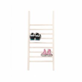 Odkladací rebrík na topánky Linen Couture Escalera S White, výška 90 cm
