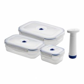 Set 3 boxov na potraviny a vákuovej pumpy Compactor Food Saver