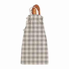Látková taška na pečivo Linen Couture Linen Bread Bag Grey Vichy
