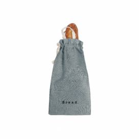 Látkový vak na chlieb s prímesou ľanu Linen Couture Bag Blue Sky, výška 42 cm