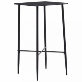 Barový stôl 60x60cm Dekorhome Čierna