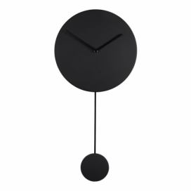 Čierne nástenné hodiny Zuiver