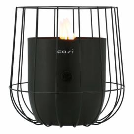 Čierna plynová lampa Cosi Basket, výška 31 cm Bonami.sk