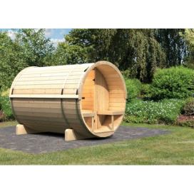 Vonkajšia fínska sudové sauna 216 x 280 cm Dekorhome