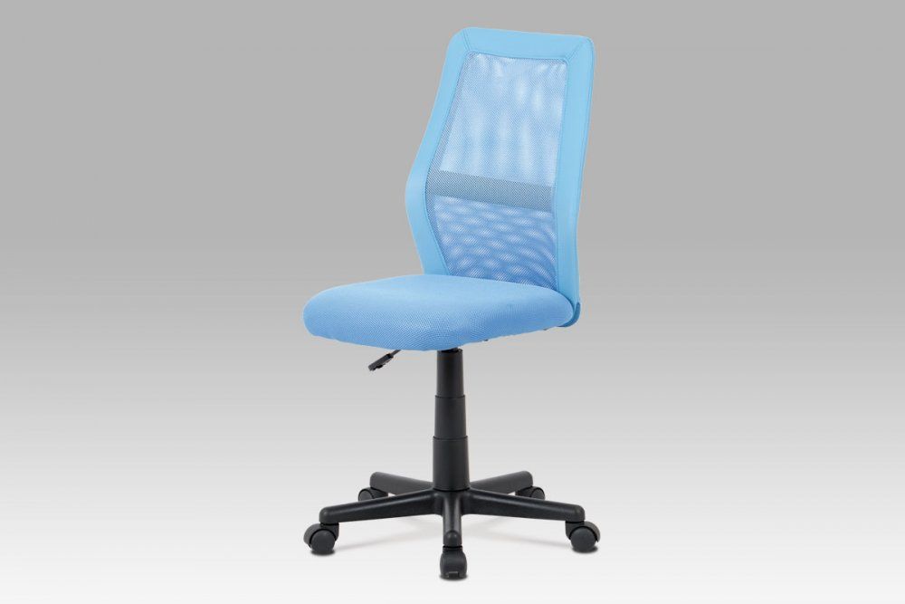 Kancelárska stolička MESH KA-V101 látka / ekokoža / plast AUTRONIC Modrá - dekorhome.sk
