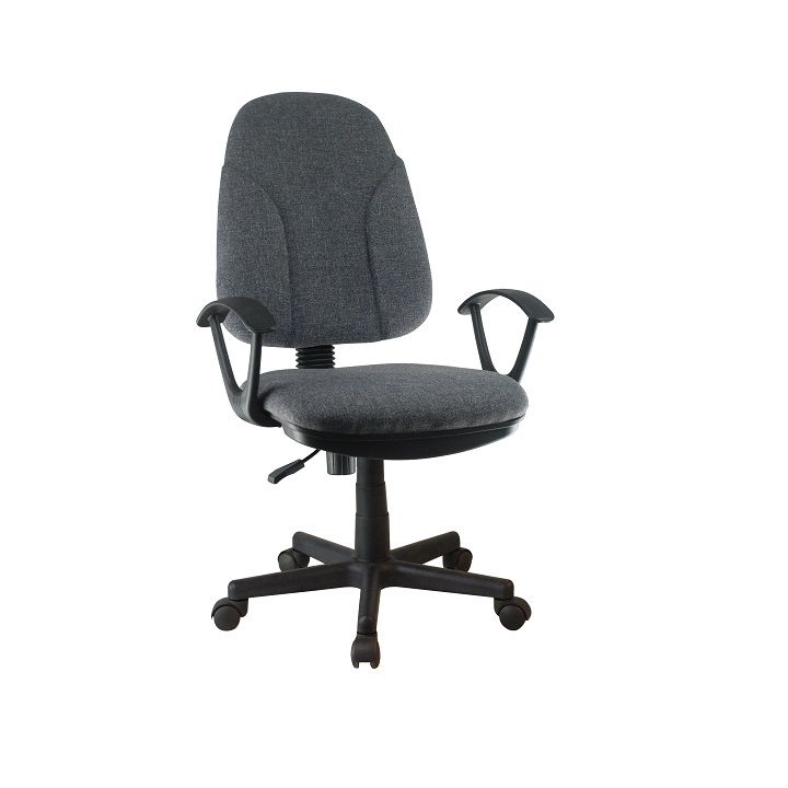 Kancelářská židle, šedá látka, DEVRI 0000191473 Tempo Kondela - nabbi.sk