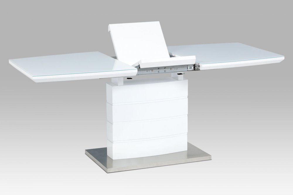 Rozkladací jedálenský stôl HT-440 Autronic Biela - dekorhome.sk