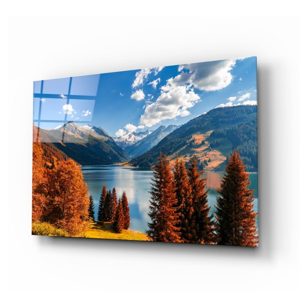 Sklenený obraz Insigne Lake View, 110 x 70 cm - Bonami.sk