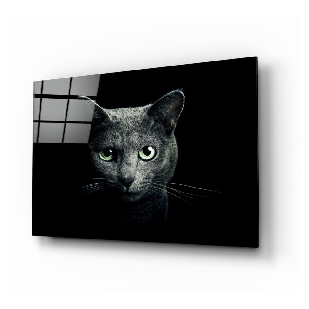 Sklenený obraz Insigne Cat, 110 x 70 cm - Bonami.sk
