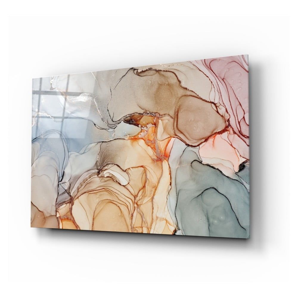 Sklenený obraz Insigne Soft Marble Pattern, 110 x 70 cm - Bonami.sk