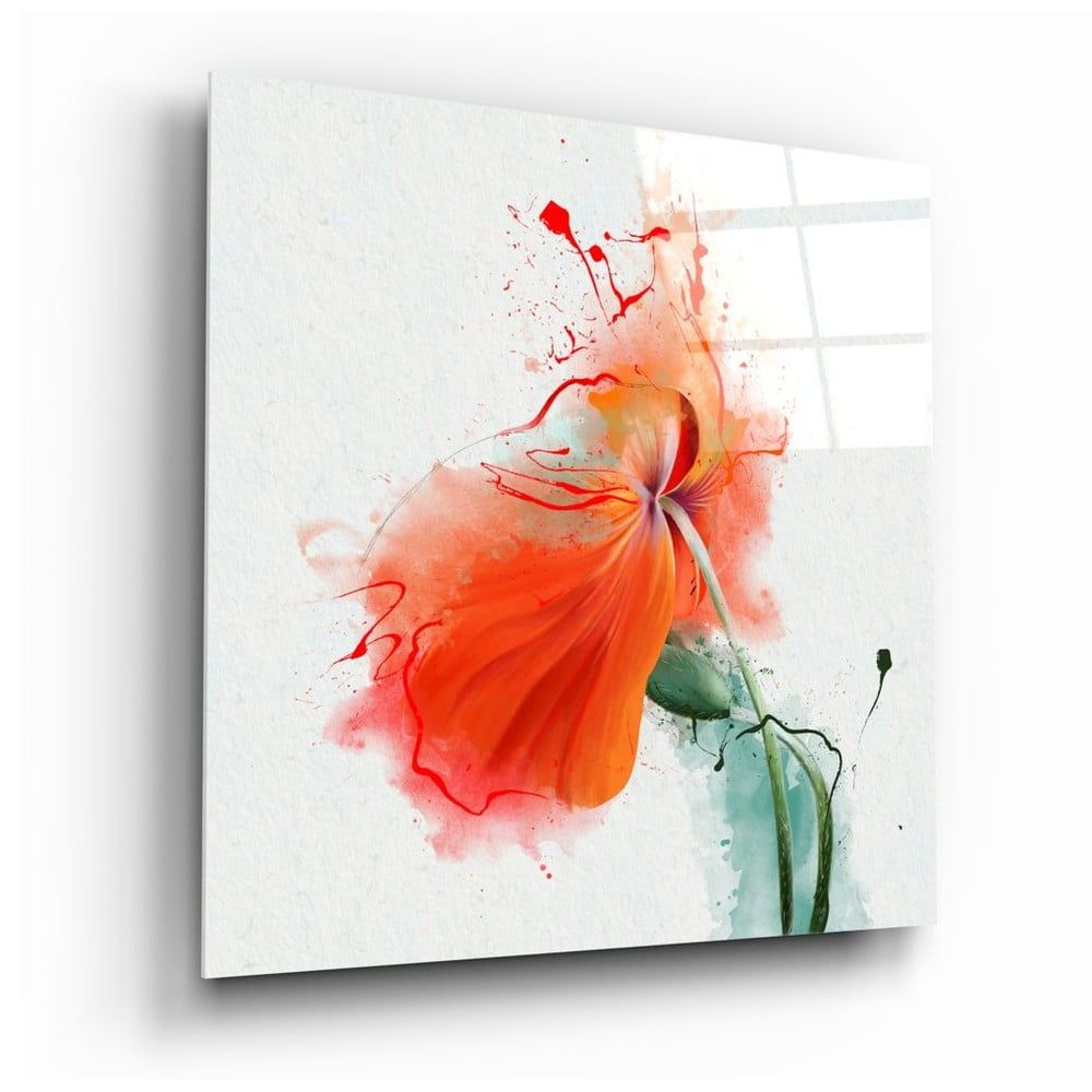Sklenený obraz Insigne Flower, 100 x 100 cm - Bonami.sk
