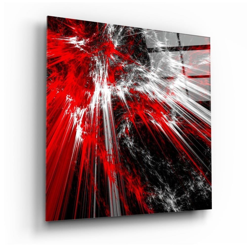 Sklenený obraz Insigne Red Blast, 40 x 40 cm - Bonami.sk