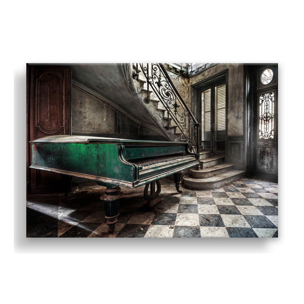 Obraz Styler Canvas Silver Uno Piano, 85 × 113 cm - Bonami.sk