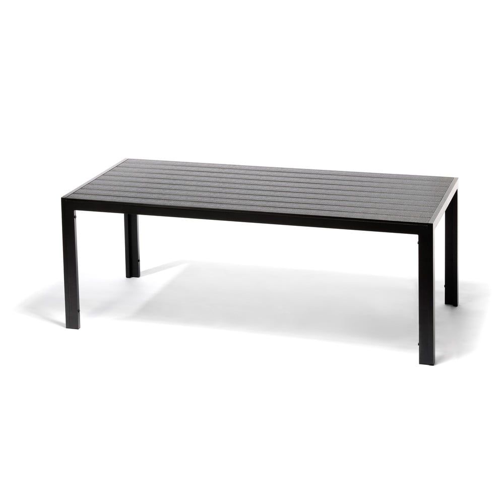 Sivý záhradný stôl s artwood doskou pre 8 osôb Le Bonom Víking, 90 x 205 cm - Bonami.sk