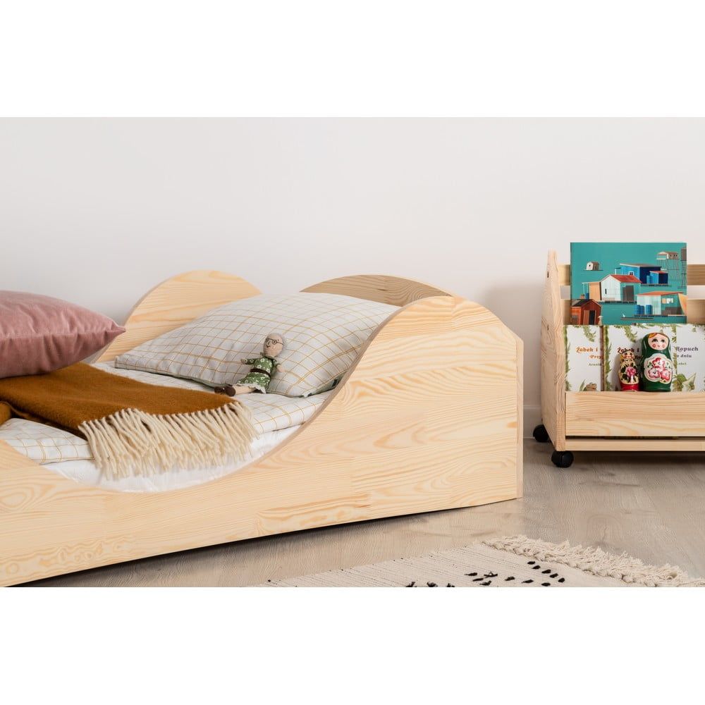 Detská posteľ z borovicového dreva Adeko Pepe Adel, 80 x 190 cm - Bonami.sk