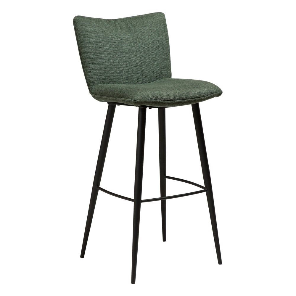 Čierna zamatová barová stolička DAN-FORM Denmark Join, výška 103 cm - Bonami.sk