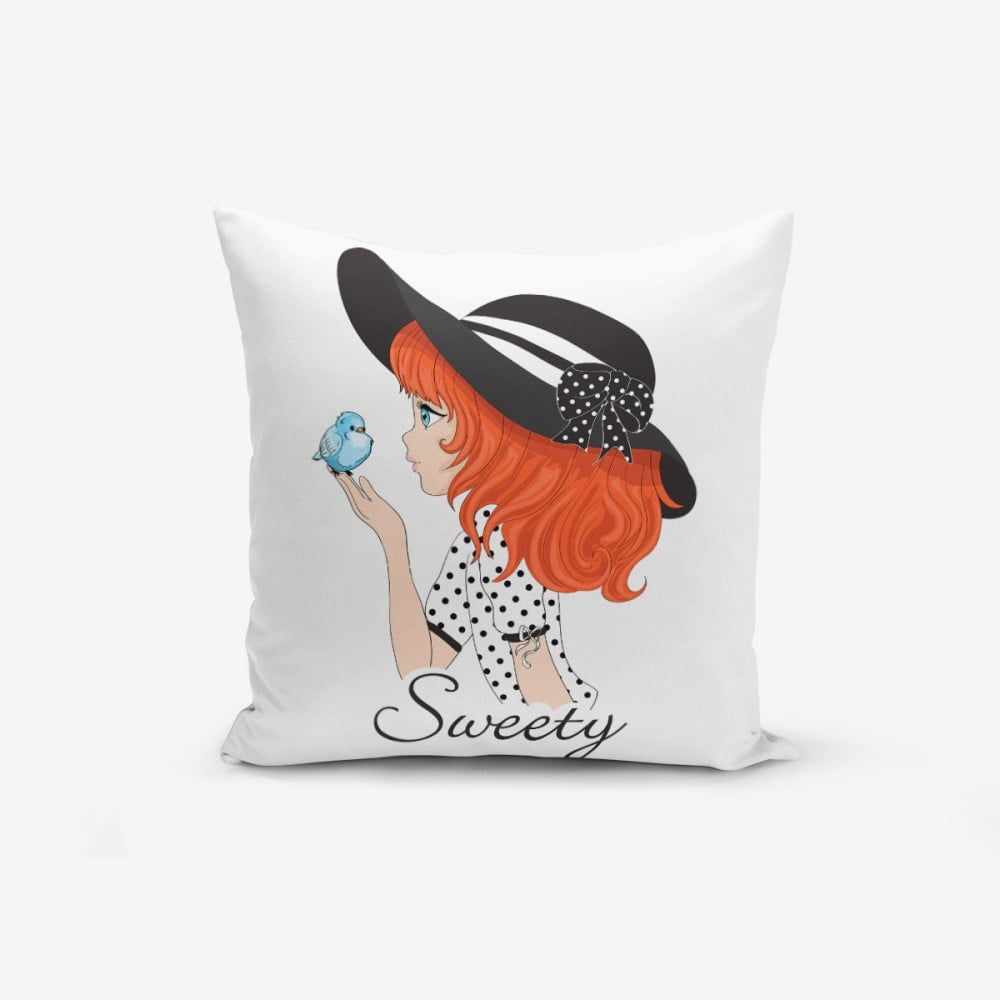 Obliečka na vankúš s prímesou bavlny Minimalist Cushion Covers Sweety Girl, 45 × 45 cm - Bonami.sk