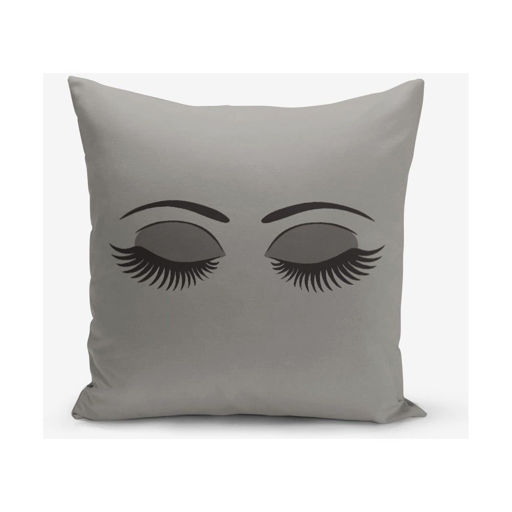 Sivá obliečka na vankúš Minimalist Cushion Covers Lash, 45 × 45 cm - Bonami.sk