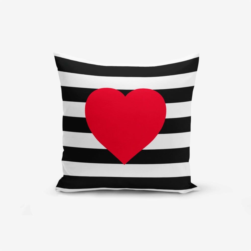 Obliečka na vankúš Minimalist Cushion Covers Navy Heart, 45 × 45 cm - Bonami.sk