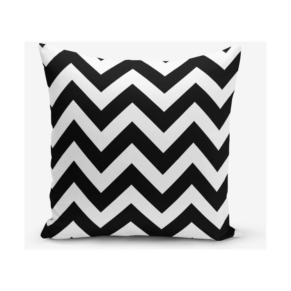 Čierno-biela obliečka na vankúš Minimalist Cushion Covers Stripes, 45 × 45 cm - Bonami.sk