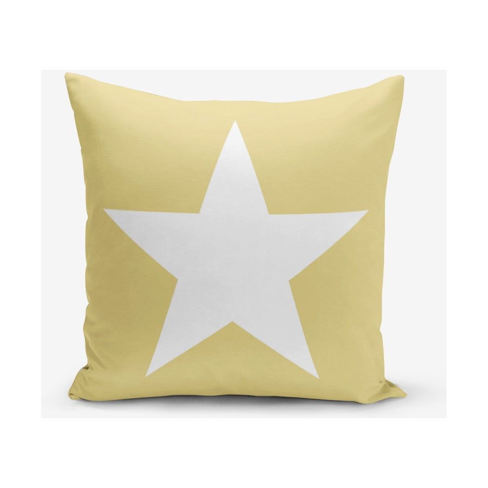 Žltá obliečka na vankúš Minimalist Cushion Covers Stars, 45 × 45 cm - Bonami.sk