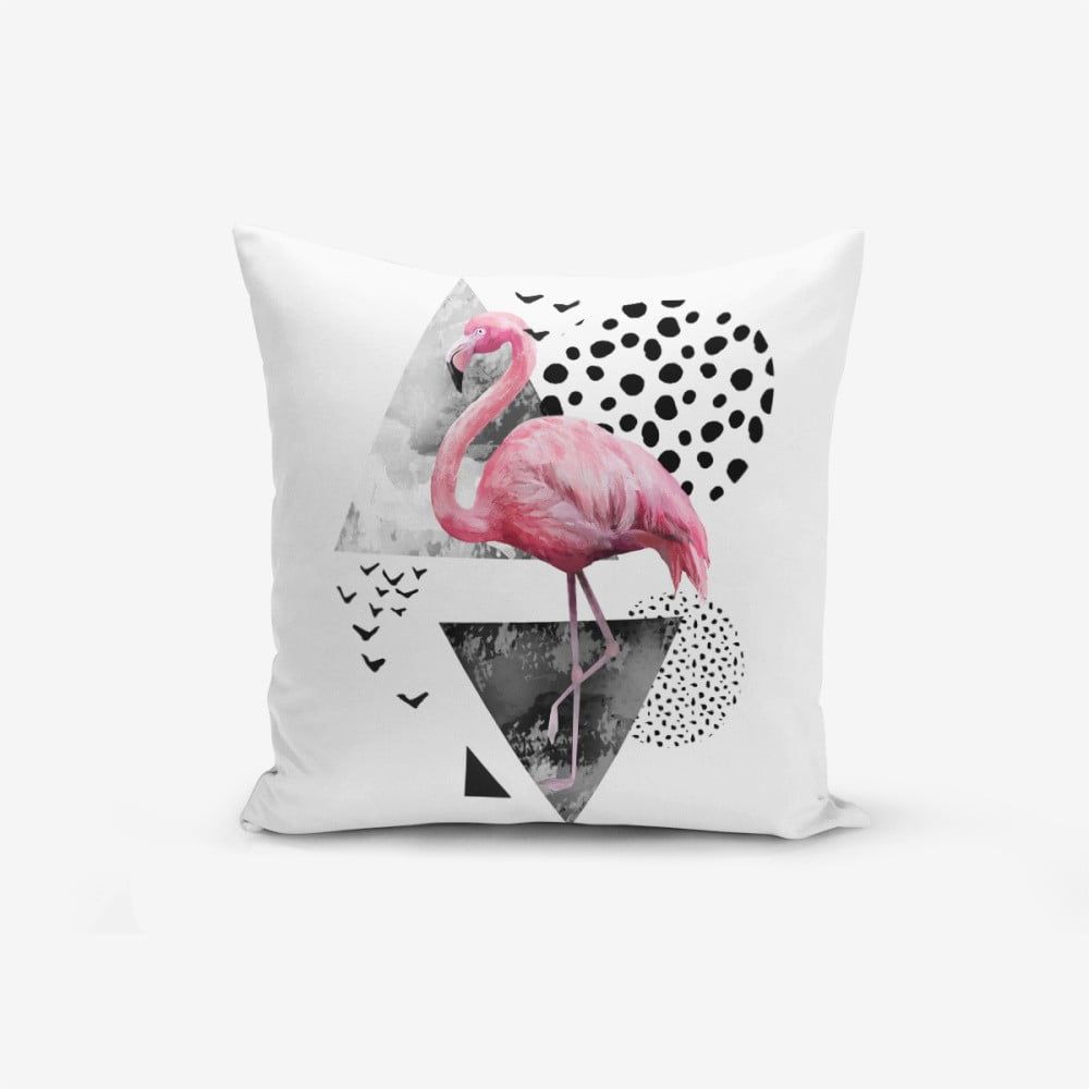 Obliečka na vankúš Minimalist Cushion Covers Martı Flamingo, 45 × 45 cm - Bonami.sk