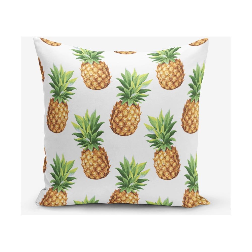 Obliečka na vankúš s prímesou bavlny s motívom ananasu Minimalist Cushion Covers, 45 × 45 cm - Bonami.sk