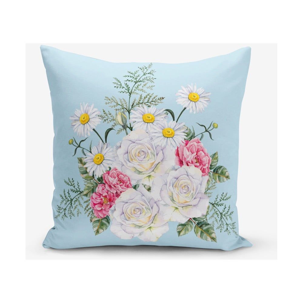 Obliečka na vankúš s prímesou bavlny Minimalist Cushion Covers Flowerita, 45 × 45 cm - Bonami.sk