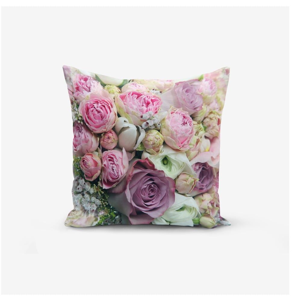 Obliečky na vankúš s prímesou bavlny Minimalist Cushion Covers Roses, 45 × 45 cm - Bonami.sk