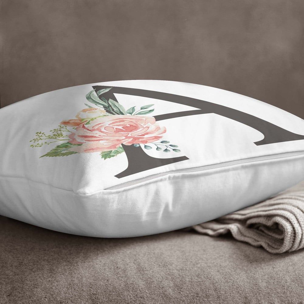 Obliečka na vankúš Minimalist Cushion Covers Floral Alphabet A, 45 x 45 cm - Bonami.sk