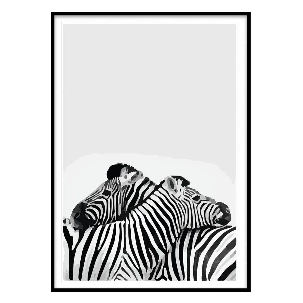 Obraz Piacenza Art Two Zebra, 30 × 20 cm - Bonami.sk