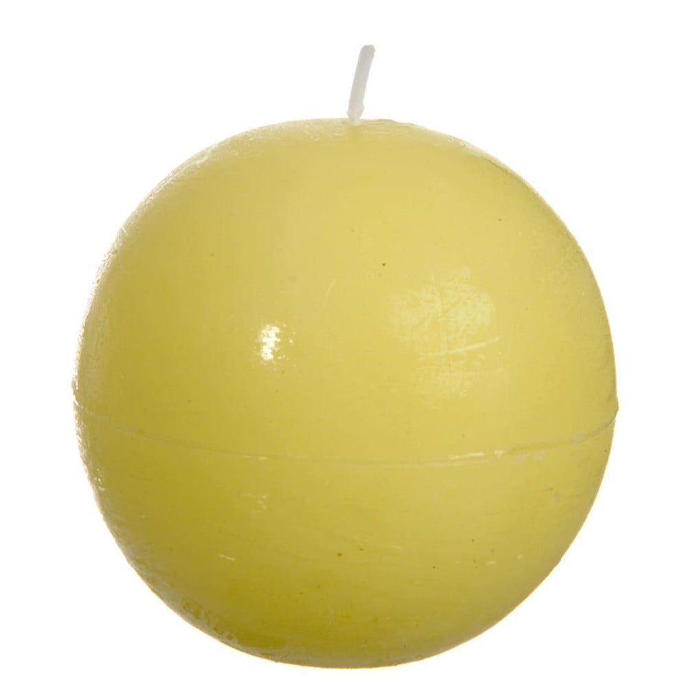 Žltá sviečka J-Line Ball - Bonami.sk