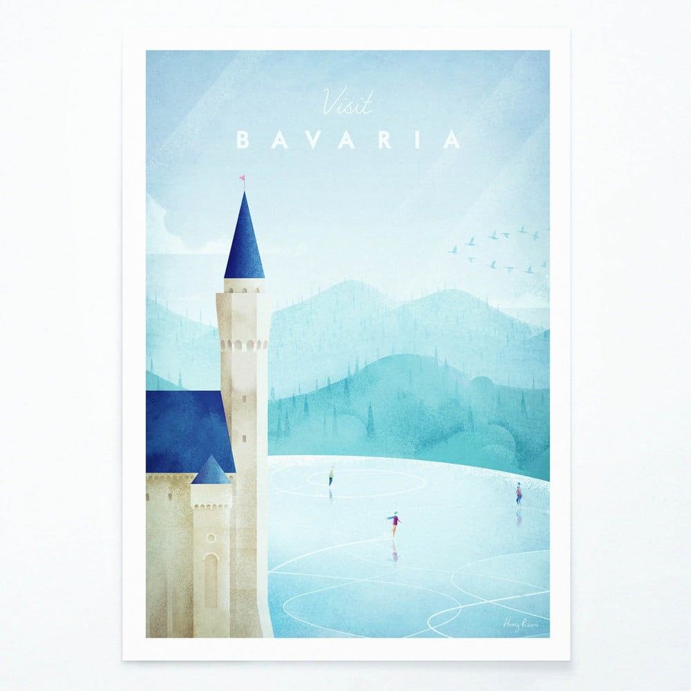 Plagát Travelposter Bavaria, A2 - Bonami.sk