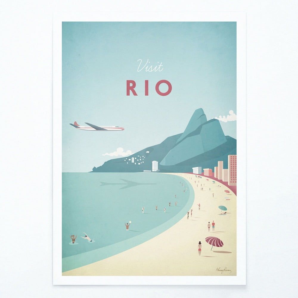 Plagát Travelposter Rio, A2 - Bonami.sk