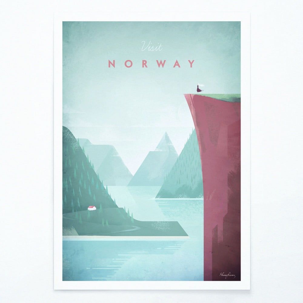 Plagát Travelposter Norway, A2 - Bonami.sk