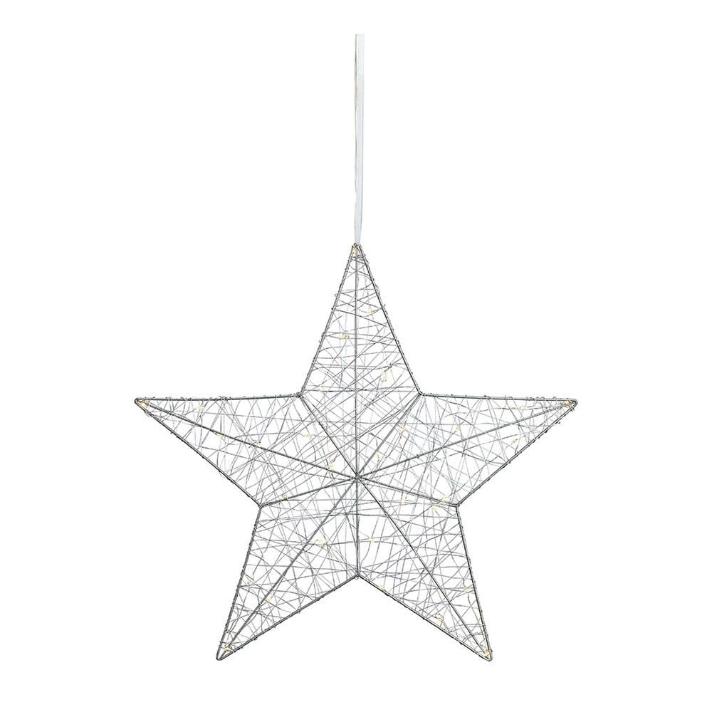 LED svietiaca dekorácia Markslöjd Tjusa Star Silver, ø 50 cm - Bonami.sk