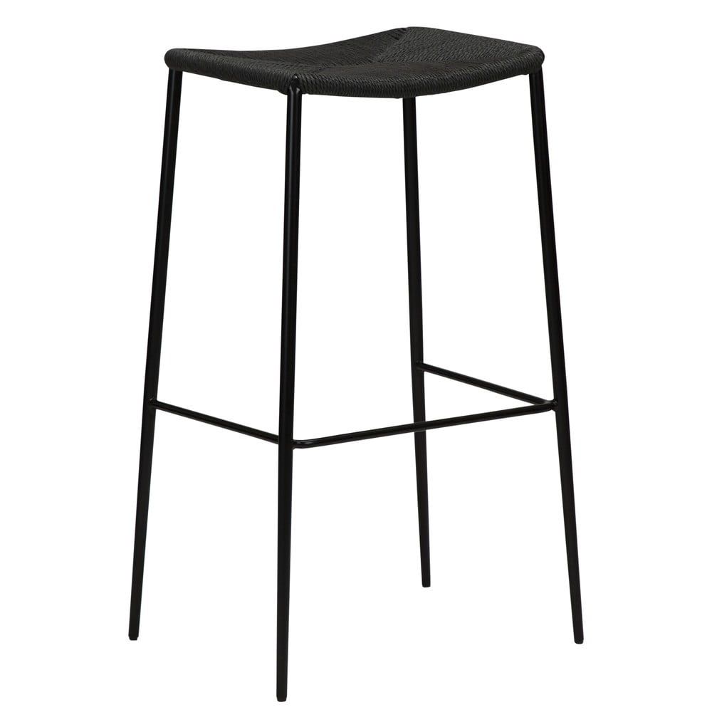 Čierna barová stolička DAN-FORM Denmark Stiletto, výška 78 cm - Bonami.sk