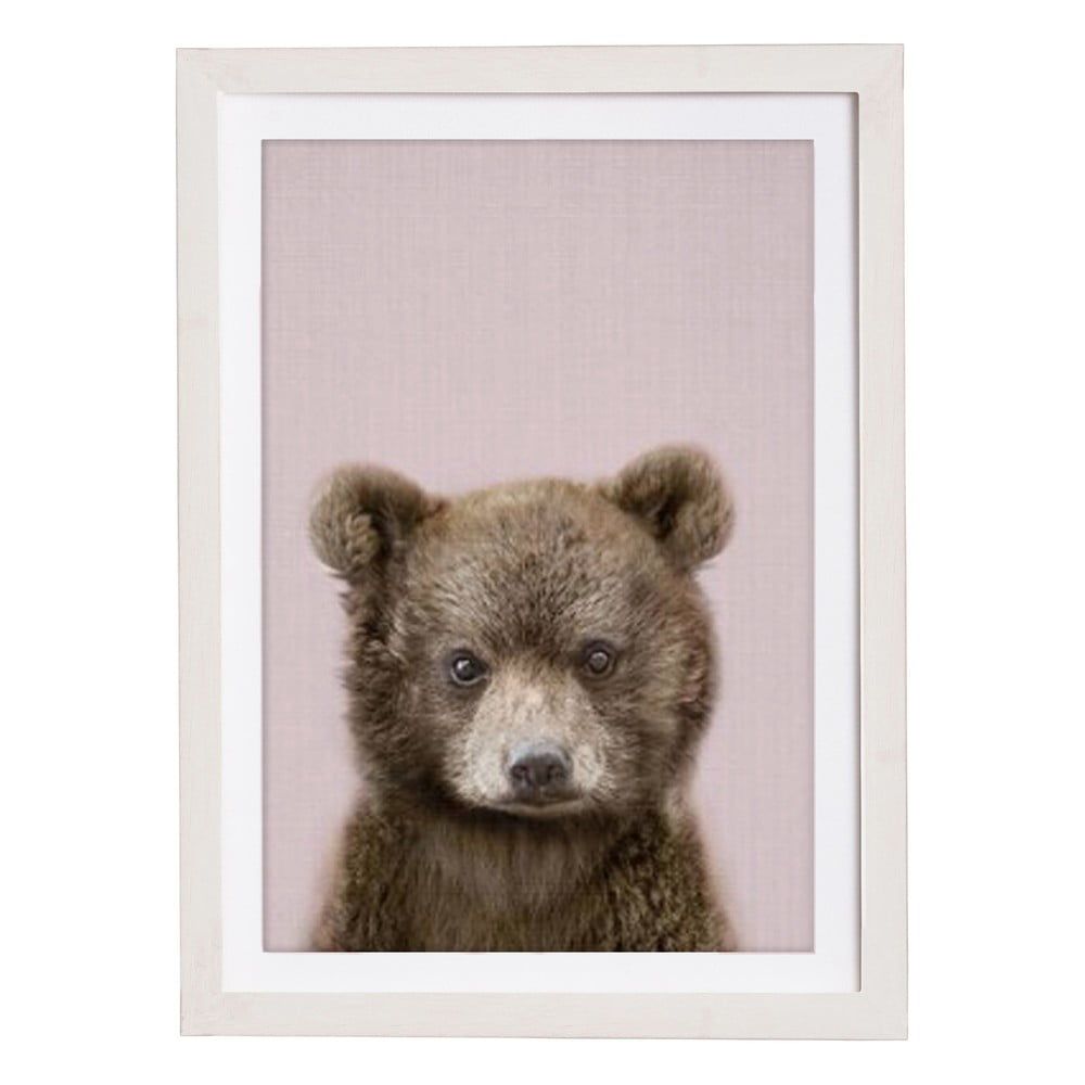 Nástenný obraz v ráme Querido Bestiario Baby Bear, 30 x 40 cm - Bonami.sk