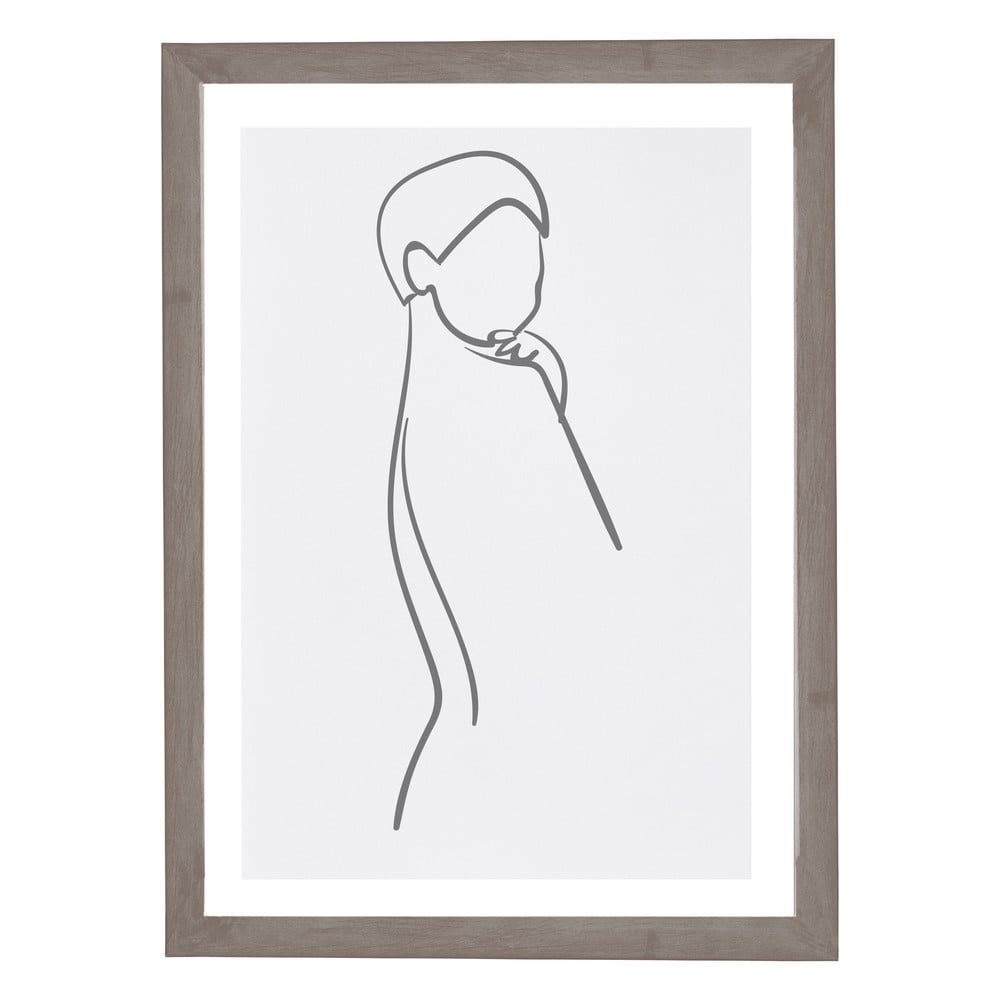 Nástenný obraz v ráme Surdic Woman Body, 30 x 40 cm - Bonami.sk
