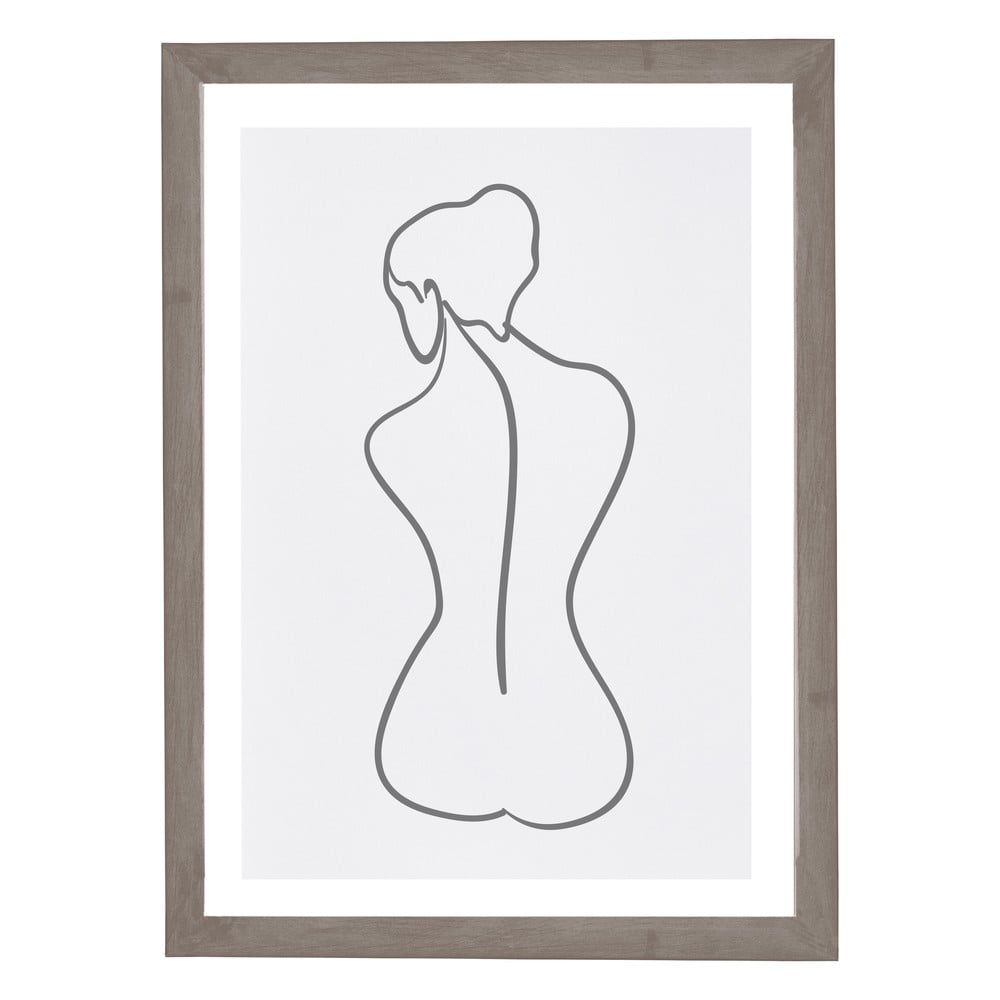 Nástenný obraz v ráme Surdic Woman Lines, 30 x 40 cm - Bonami.sk